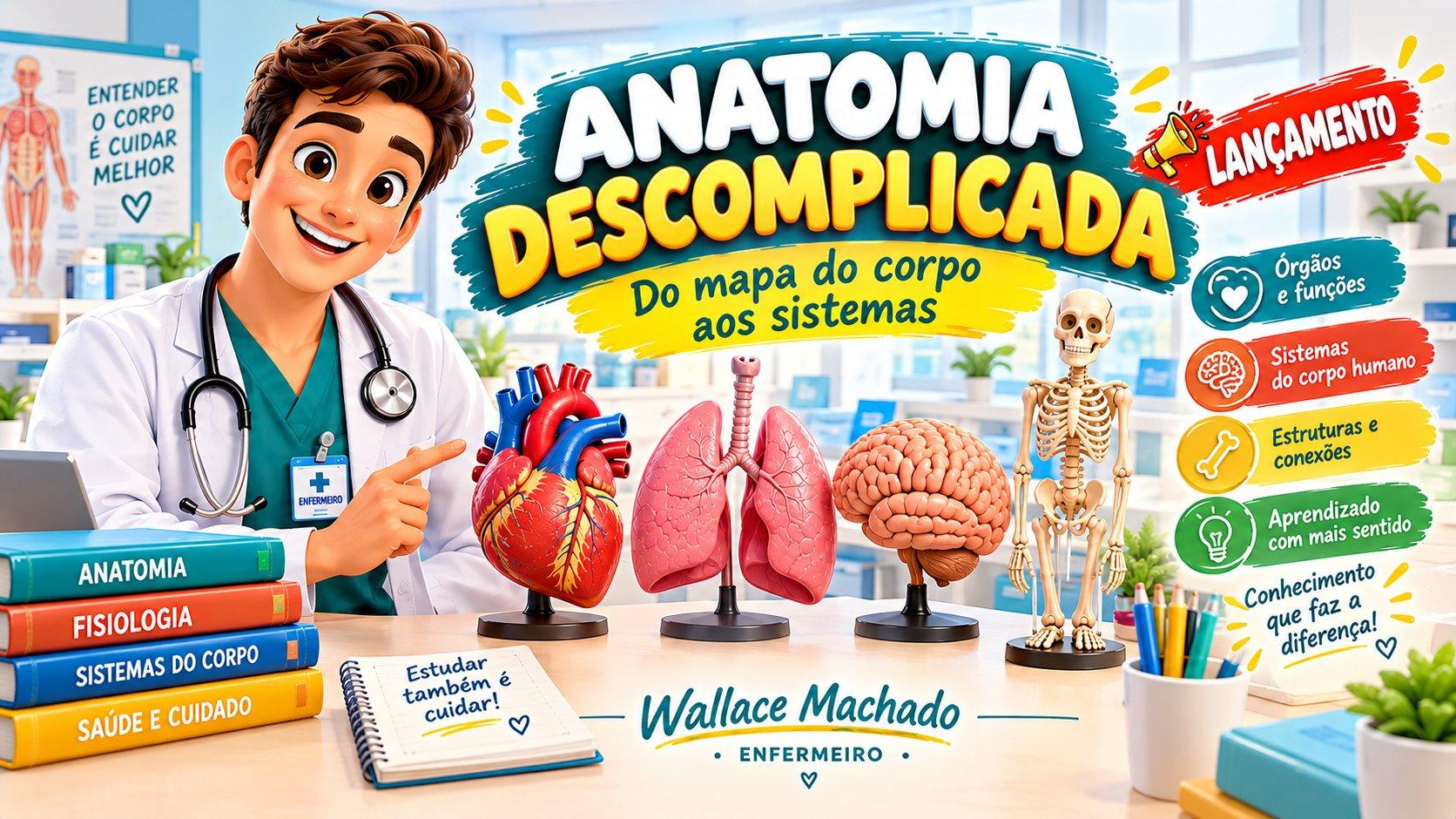 Anatomia Descomplicada — minicurso de anatomia para enfermagem